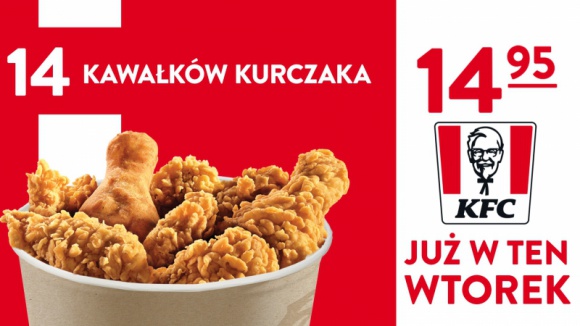 Wtorkowy kubełek KFC powraca!