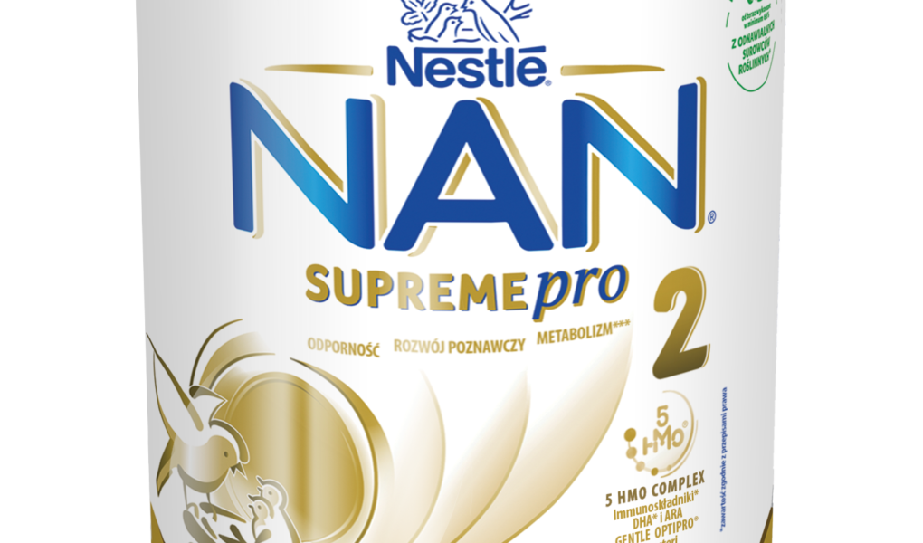 NAN-SUPREMEPRO-2_packshot NOWE NAN SUPREMEPRO 2 z kompleksem 5 HMO dla wsparcia odporności** i zdrowego rozwoju dziecka.